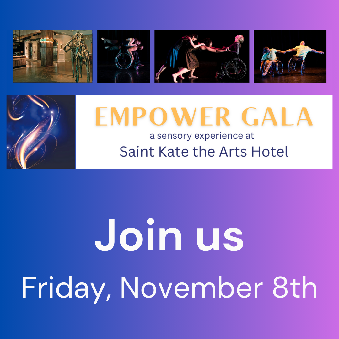 Join us Friday, November 8th empower gala a sensory experience at saint kate the arts hotel